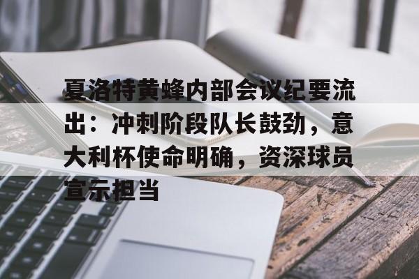 体育app下载-夏洛特黄蜂内部会议纪要流出：冲刺阶段队长鼓劲，意大利杯使命明确，资深球员宣示担当的简单介绍